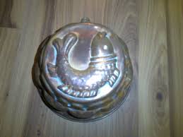 Antique Victorian Copper Cake Pan Mould / Mold Rare Form ...