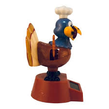 Turkey Chef with Pie Solar Dancing Figurine | eBay