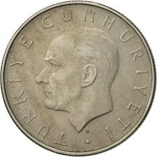 Turkish Coin Turkey 1 Lira | President Mustafa Kemal Ataturk ...