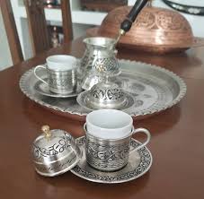 Turkish Coffee Set, Copper Coffee Cup Set, Unique Gift Ideas ...