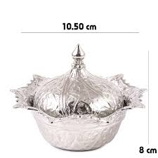 Sugar Bowl With Turkish-Ottoman Patterns-Silver Color ...
