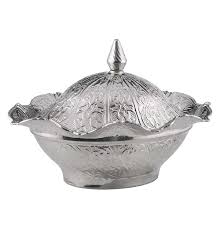 Turkish Tea Sugar Bowl | Ottoman Style Engraved | Oval ...