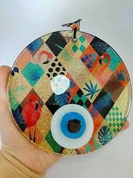 Turkish Evil Eye Glass Bead Wall Pendant Charm Turkish ...