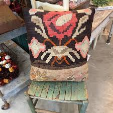 Square Turkish Rug Pillow – The Gathered Warehouse