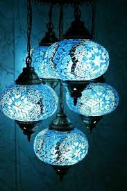 Turkish Moroccan Glass Mosaic Hanging Ceiling Pendant Lamp Light 5 Large Globe | eBay