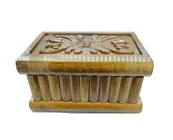PANDORA BOX PUZZLE MAGIC TRICK SECRET JEWELERY CASE WALNUT ...