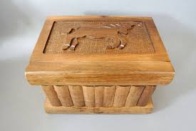 Handmade Wooden Puzzle Box, Magic Trick Case, Hand-engraved ...