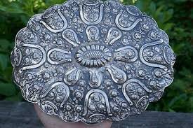 Tavra Turkish 800 Fine Silver Repousse Traditional Hanging ...