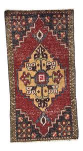 Turkish Anatolian Floral Rug | Chairish