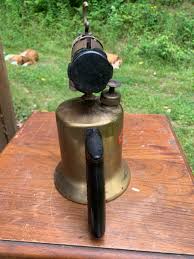 Nice Label VINTAGE CRAFTSMAN TOOLS BRASS BLOW TORCH w/HANDLE | eBay