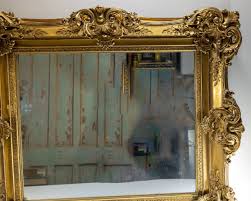 Antique French Louis XV Style Gilt Gold Frame Mirror 19th ...