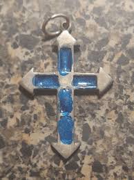 Genuine Silver Plate Roma Cross Medal ✝️ | eBay