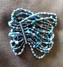 Turquoise bead multi-strand cuff bracelet - delicate and ...