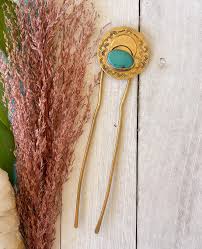 Boho Moon Hair Fork – Sky Island Jewelry