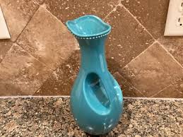 Princess House Aqua Del Mar Pavilion Ceramic Beverage Pitcher 1389. 12" Tall | eBay