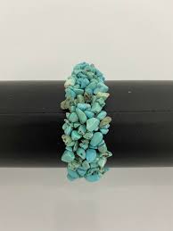 6 Line Stone Chip Bracelets | CHOOSE stone Amethyst Crystal ...