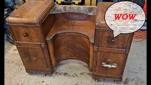 Art Deco Vanity Restoration - YouTube