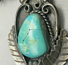 A Nice Vintage Turquoise and Sterling Silver Necklace