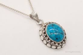 Vintage Turquoise Bali Style Sterling Silver Necklace | eBay Australia