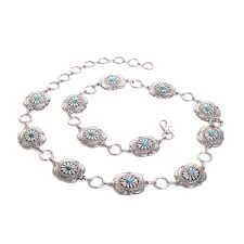 Murdoch's – Cedar Rose - Women's Turquoise Stone Chain Belt