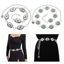 Amazon.com: HEYXI Delicate Carved Buckle Waist Belt Women ...