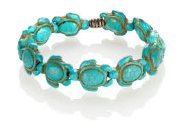 Turtles Turquoise Bracelet – Low Tide Island Design