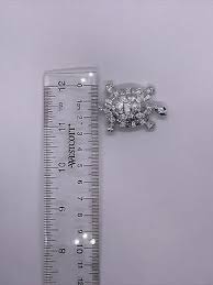 Vintage Gerry's Brooch Silver Toned W/ Blue Sapphire Eyes Pin, Combined Shipping | eBay