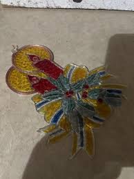 HUGE Vintage CHRISTMAS Candle ORNAMENT | eBay