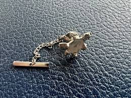 Vintage Tie Tack Blank Turtle Findings 17mm Silver Unfinished DIY Jewelry Making | eBay