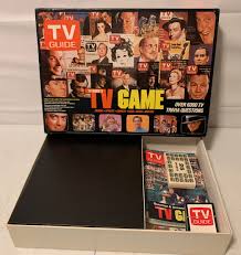 Vintage 1984 Tv Guide's TV Game - Board Game - Trivia Family ...