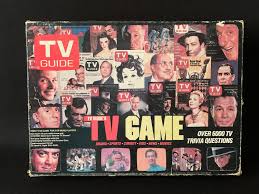 Very, Very Vintage 1984 TV GUIDE Trivia Board Game - Etsy