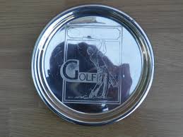 Pewter Golf Dish/tray - Vintage Home Decor, Decorative ...
