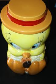 Rare, Amazingly Colorful Tweety bird ceramic cookie jar warner brothers 1993 | eBay