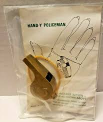 Vintage Hand-Y Policeman Whistle Dime Store In Package USA New Old Stock Sealed | eBay