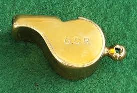 Antique GCR Railway Whistle. Antique Great Central Railway Whistle - the Thunderer Patent GCR P/way (permanent Way) Whistle by Henry Riley. - Etsy