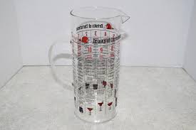 12 Drinks of Christmas Holiday Glass Recipe Pitcher - Etsy