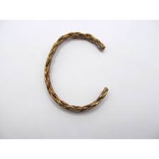 Braided Coil Copper Cuff Bangle Bracelet Vintage | eBay
