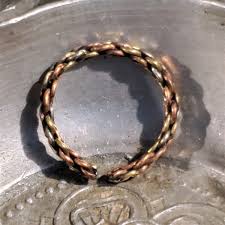 Ethnic Tribal India Copper Brass Twisted Chain Design ...