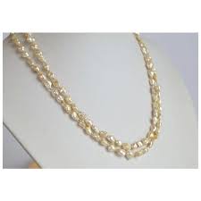 Antique Victorian river pearl hand knotted Necklace. For ...