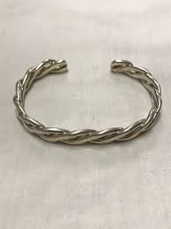 Sterling Silver 925 Bangle Woven Bracelet 24Grams. Fast Free Shipping!! | eBay Australia