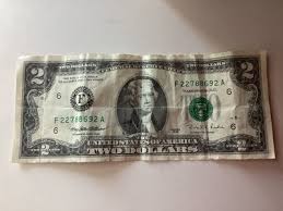 2 Dollar Bill 1995 Series F Rare | eBay