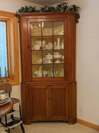 Antique Walnut Corner Cabinet, Excellent Condition | EstateSales.org