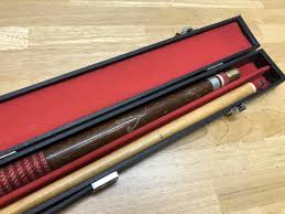 Vintage Willie Mosconi Pool Cue with Hard Case 57" 16.5oz 2 Piece 2-Piece | eBay