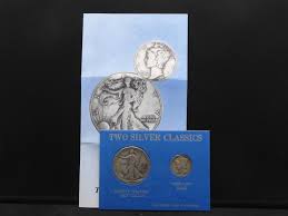 Sold at Auction: Two Silver Classics - 2 Coins Liberty 1943 ...