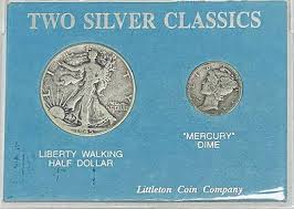 Two Silver Classics 1941 Walking Liberty Half Dollar