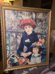 1881 "Two Sisters On The Terrace" Pierre Auguste Renoir ...