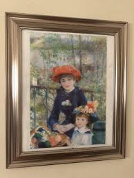 Pierre Auguste Renoir "Two Sisters on the Terrace" Art Print ...