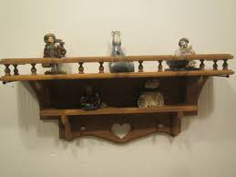 2 Tier OAK Cup & Saucer Shelf With Rail and 2 Pegs, Trophy Shelf, Photo Shelf, Wood Shelf , ** FREE SHIPPING** #2tierrl - Etsy