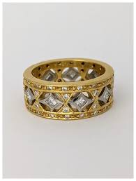 Ladies Cathy Carmendy 20kt Yellow Gold Wedding Band w ...