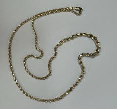 14k Yellow Gold 18” Graduated Rope Chain – Exeter Jewelers